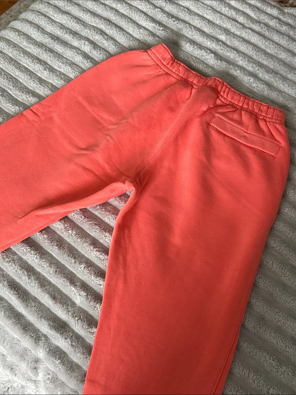 Nike Coral Track Joggers with White Logo